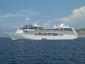 Today's cruise ship to dock overnight in Broome